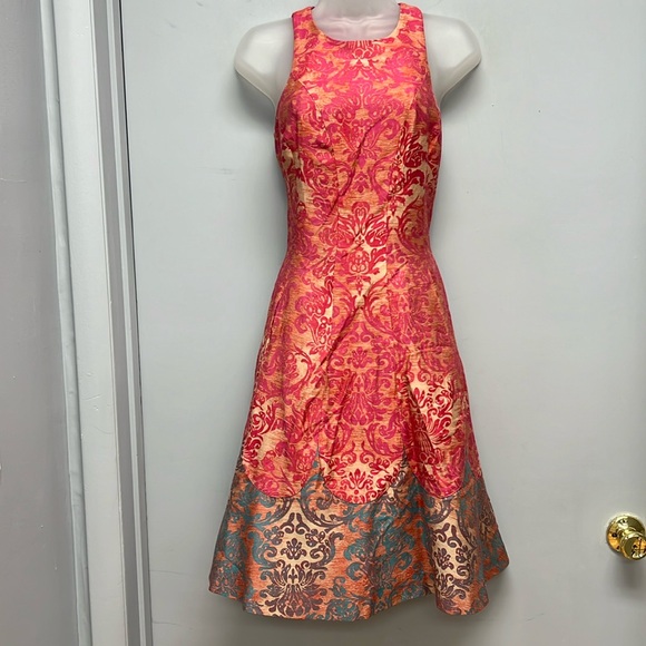 SOLD IN STORE Tracy Reese Brocade Dress Size 2 - Picture 2 of 12